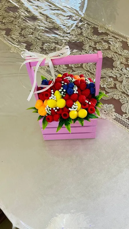 цветы из мыла, в корзине цветы из мыла, в корзине