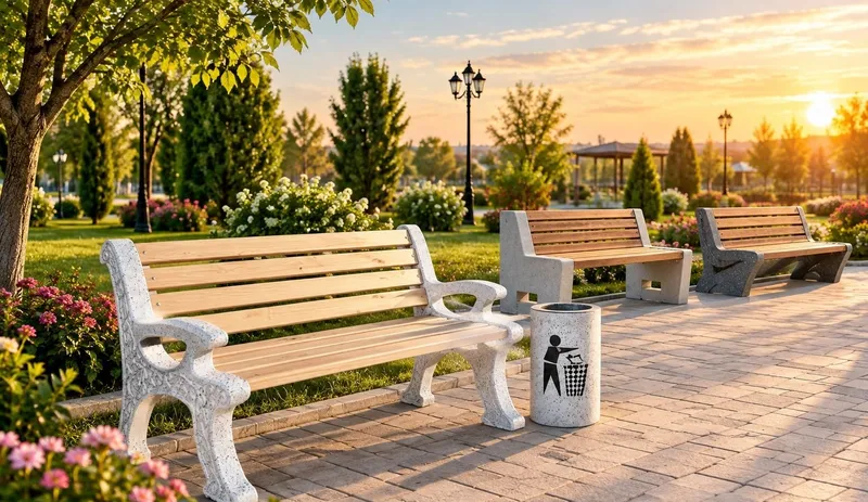 Скамейка . Урна . Гул тувак 3 Скамейка . Урна . Гул тувак 3