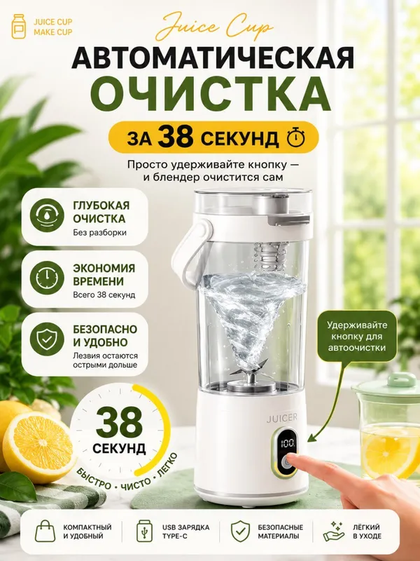 Portativ blender Juicer (Simsiz mini blender) 2