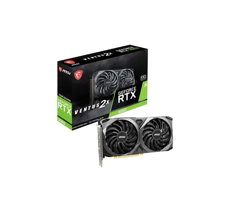 ; Видеокарта MSI RTX3060 VENTUS 2X BLACK 12GB OC 1 ; Видеокарта MSI RTX3060 VENTUS 2X BLACK 12GB OC 1