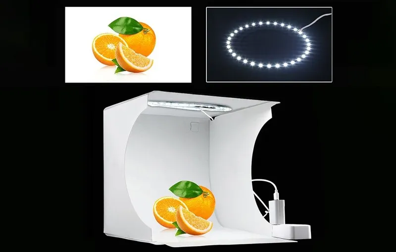Фотобокс лайт бокс 30см софт бокс fotobox light box soft box — фото 3