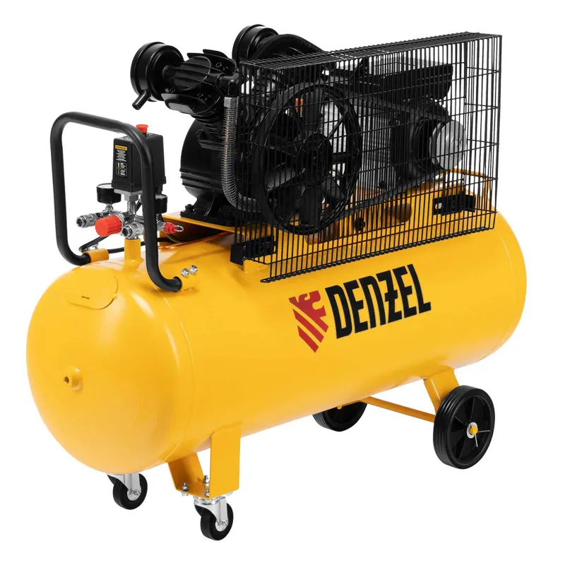 Компрессор воздушный рем. BCV2200/100, 2,2 кВт, 100 литров Denzel 1