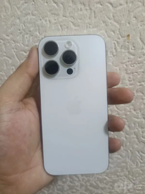 iPhone 15 Pro, белый, в идеальном состоянии, без каких-либо дефектов, 91% ёмкости батареи, память 128 ГБ 1 iPhone 15 Pro, белый, в идеальном состоянии, без каких-либо дефектов, 91% ёмкости батареи, память 128 ГБ 1