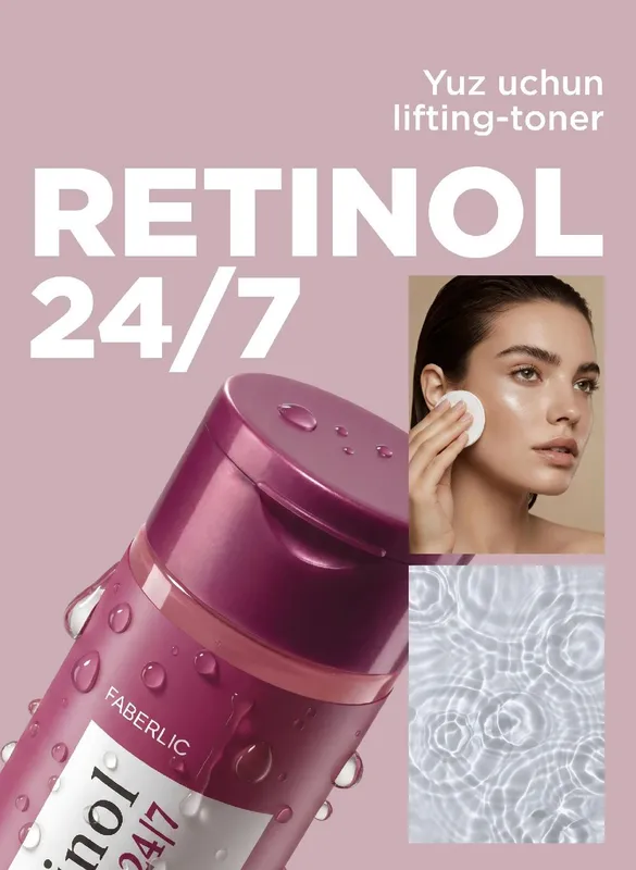 Retinol 24/7 tungi yoshartiruvchi zardob 2