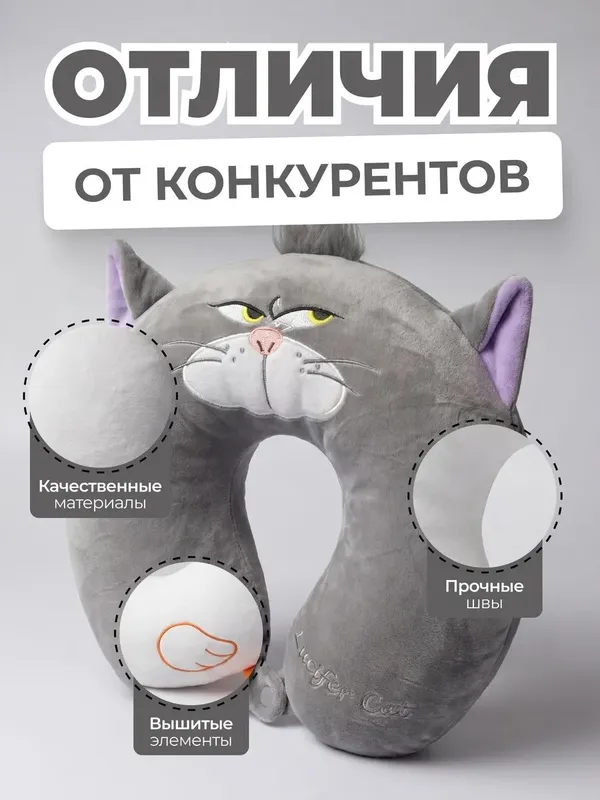 Подушка,воротник для путешествий на шею — фото 5