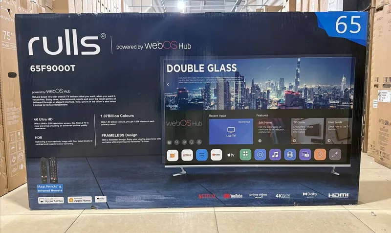 НОВИНКА ОТ RULLS 65F900T WEBOS DOUBLE GLASS