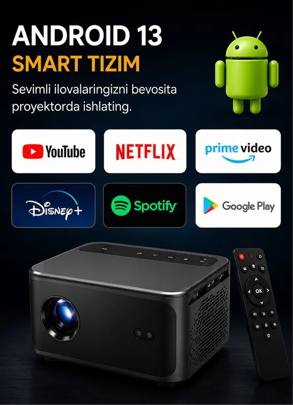 Smart proektor jy540 android 2 Smart proektor jy540 android 2