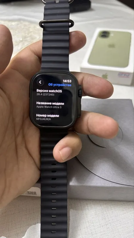 Apple watch ultra 3 Black 10 kun ishlatilgan — фото 3