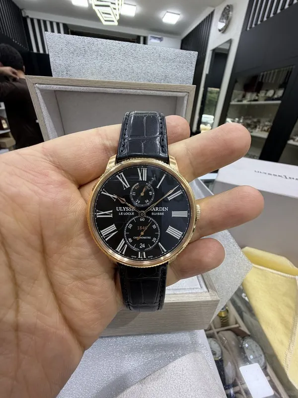 Золотые Часы Omega De Ville Chronometer 18k 750пробы 5