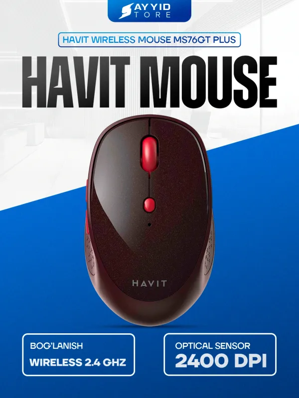 HAVIT MS76GT Plus simsiz sichqoncha 2 HAVIT MS76GT Plus simsiz sichqoncha 2