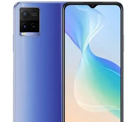 Vivo Y21 синего цвета Vivo Y21 синего цвета