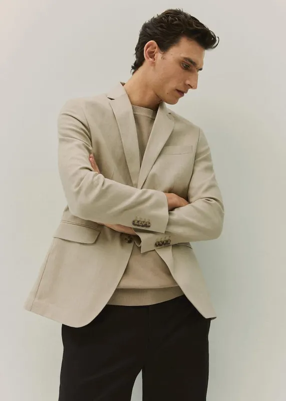 Костюм мужского отдела Mango ,из 100% льна Посадка slim fit, приталенн 3 Костюм мужского отдела Mango ,из 100% льна Посадка slim fit, приталенн 3