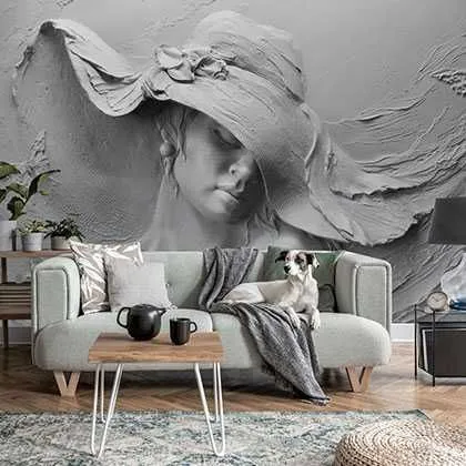 Фотообои 3D яркие премиум качества / Sifatli 3D fotooboylar devor