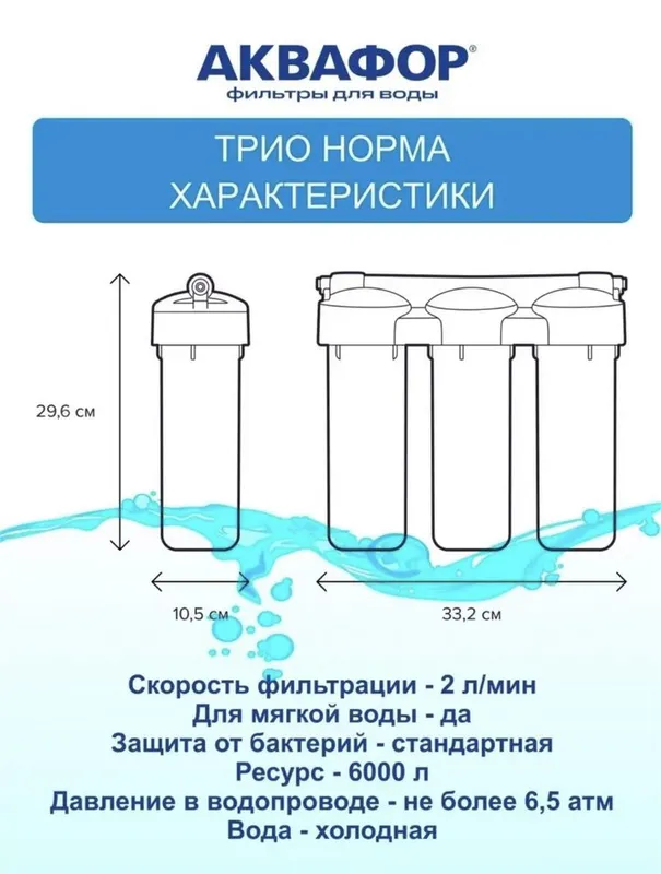 Аквафор трио норма умягчающий — фото 2 Аквафор трио норма умягчающий — фото 2