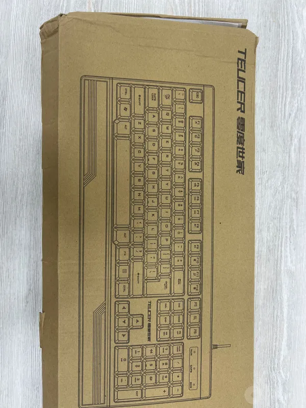 Новая клавиатура TEUCER USB 104 клавиши RU/EN + NumPad 2 Новая клавиатура TEUCER USB 104 клавиши RU/EN + NumPad 2