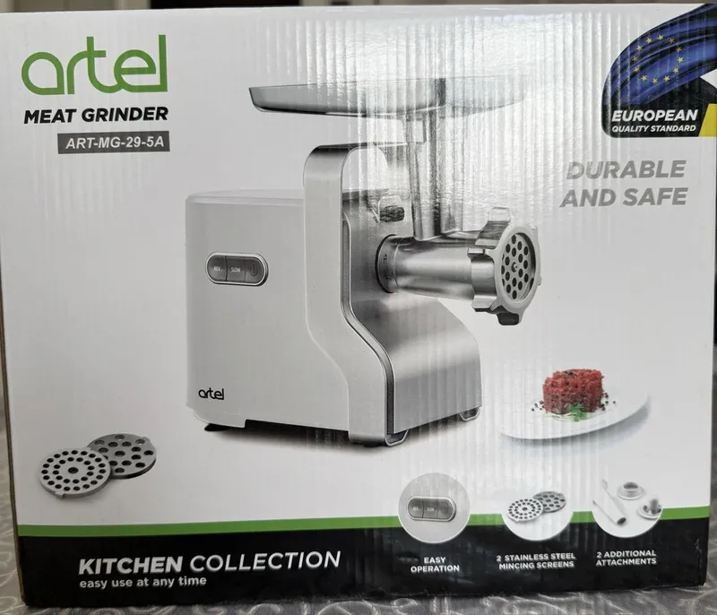 Электрическая мясорубка(новая!) artel-mg-29-5a 2 Электрическая мясорубка(новая!) artel-mg-29-5a 2