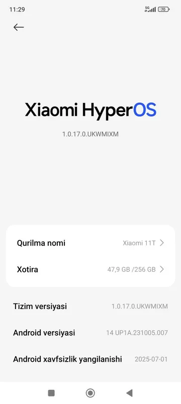 Xiomi Mi 11T 5G 8+8 256 Gb