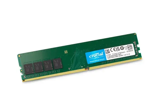 Оперативная память Crusial DDR4 16GB 2666 UDIMM Оперативная память Crusial DDR4 16GB 2666 UDIMM