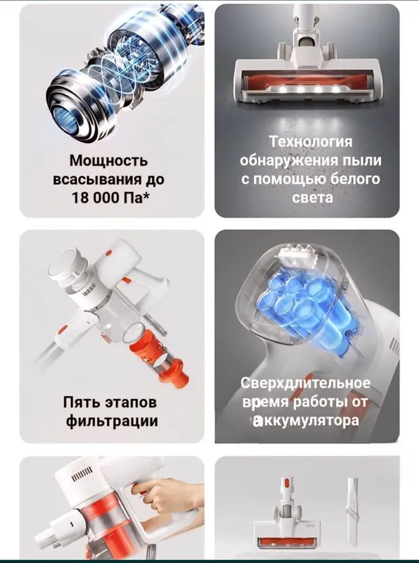 Беспроводной пылесос, Xiaomi Vacuum Cleaner G20 Lite 6 Беспроводной пылесос, Xiaomi Vacuum Cleaner G20 Lite 6