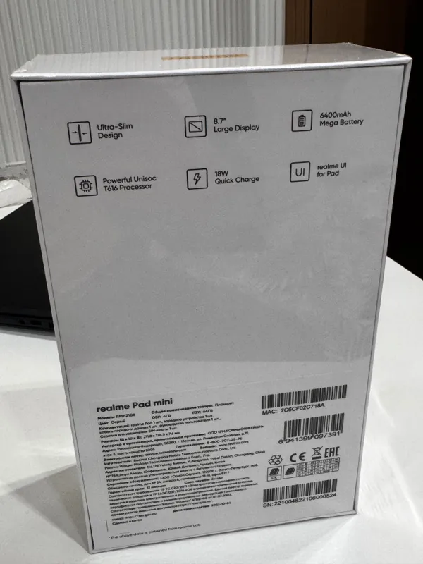 Realme Pad mini 4/64 — фото 1