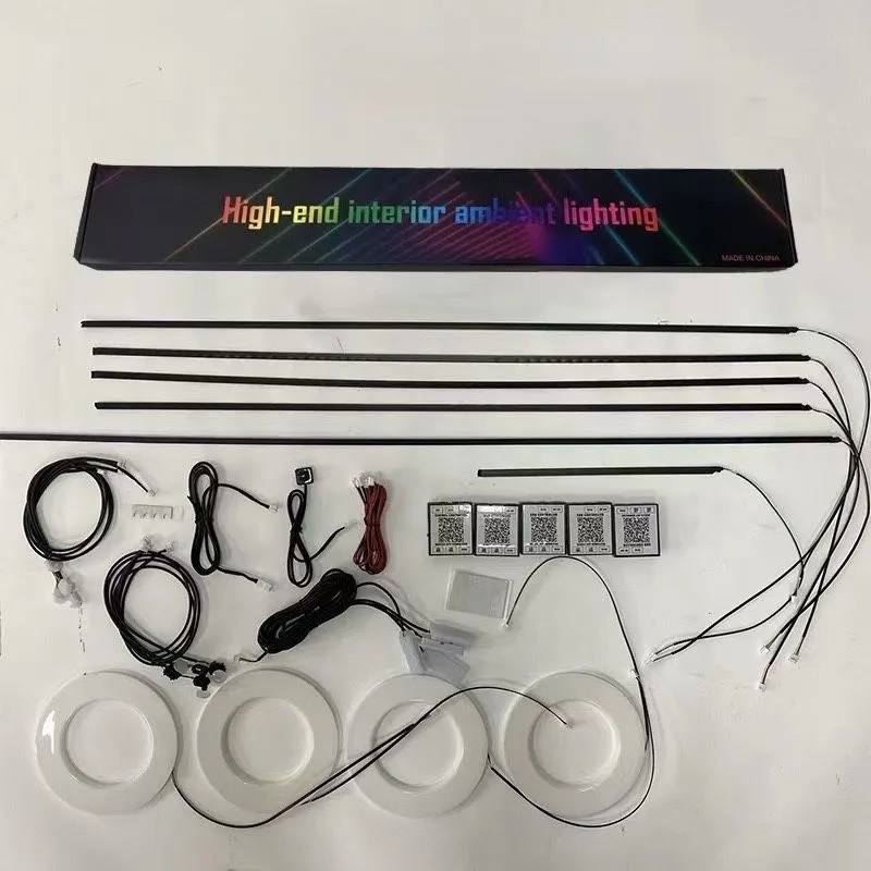 Салон подсветка RGB универсал любой мошинага тушади 22 та деталь бор 3