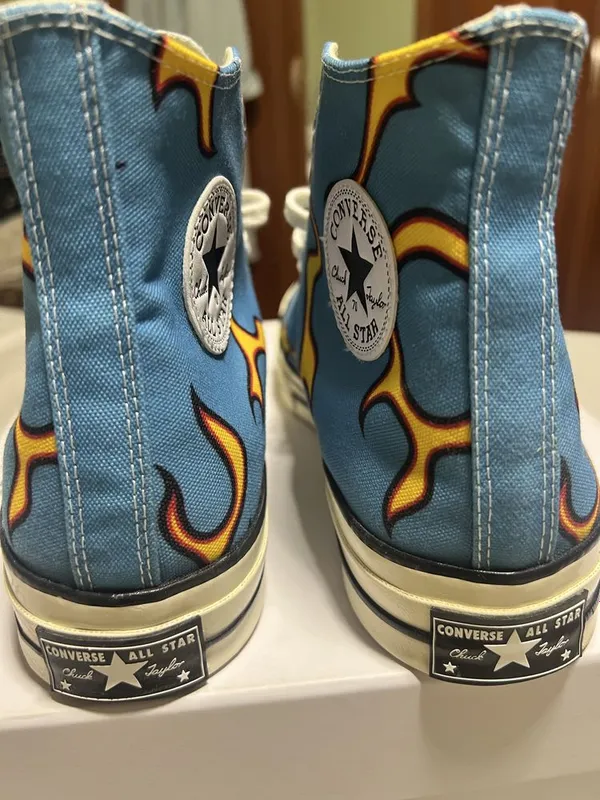 Convers x Golf Le Fleur CT 70 HI US 10 канвас ( текстл) расцвет.пламя 3 Convers x Golf Le Fleur CT 70 HI US 10 канвас ( текстл) расцвет.пламя 3