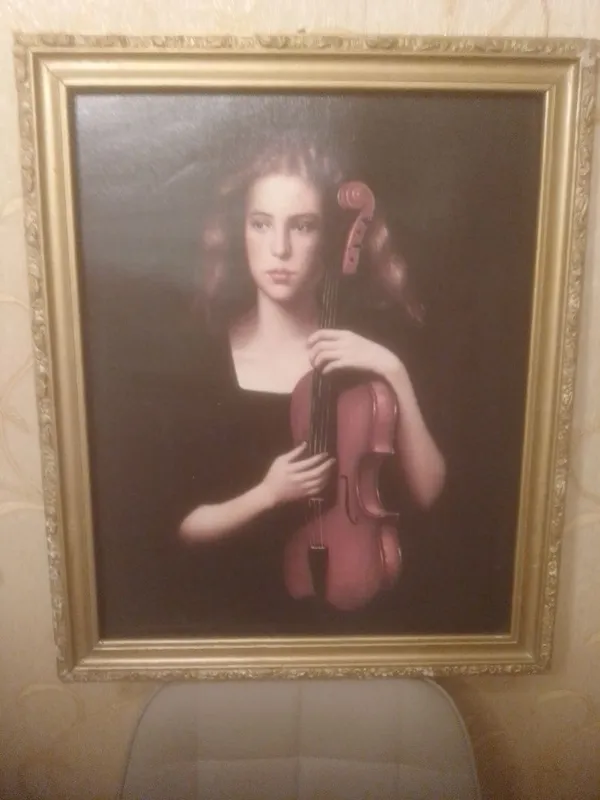 Картина скрипачка Картина скрипачка