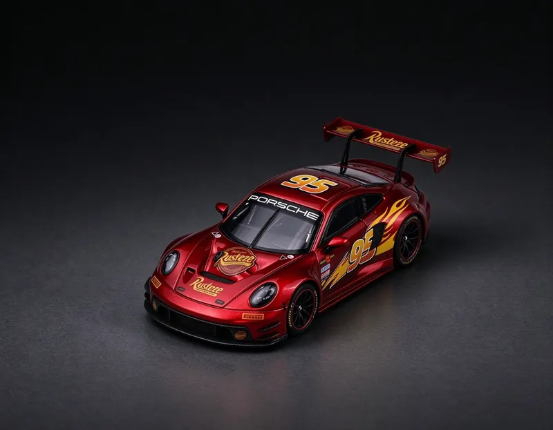 1:64 Porsche 911 GT3 R Makvin kolleksion mashinachasi 3 1:64 Porsche 911 GT3 R Makvin kolleksion mashinachasi 3