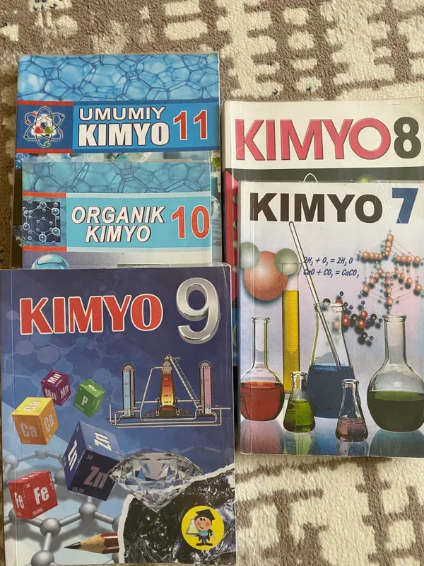 Kimyo kitoblar 7,8,9,10,11 sinf Kimyo kitoblar 7,8,9,10,11 sinf