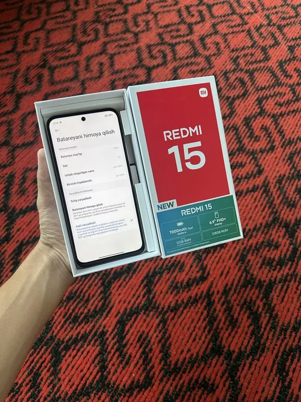 Redmi 15, новый, менее 1 месяца 3 Redmi 15, новый, менее 1 месяца 3