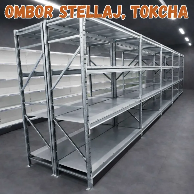 Stellaj arxiv uchun, metall tokcha, ombor uchun polka 1 Stellaj arxiv uchun, metall tokcha, ombor uchun polka 1
