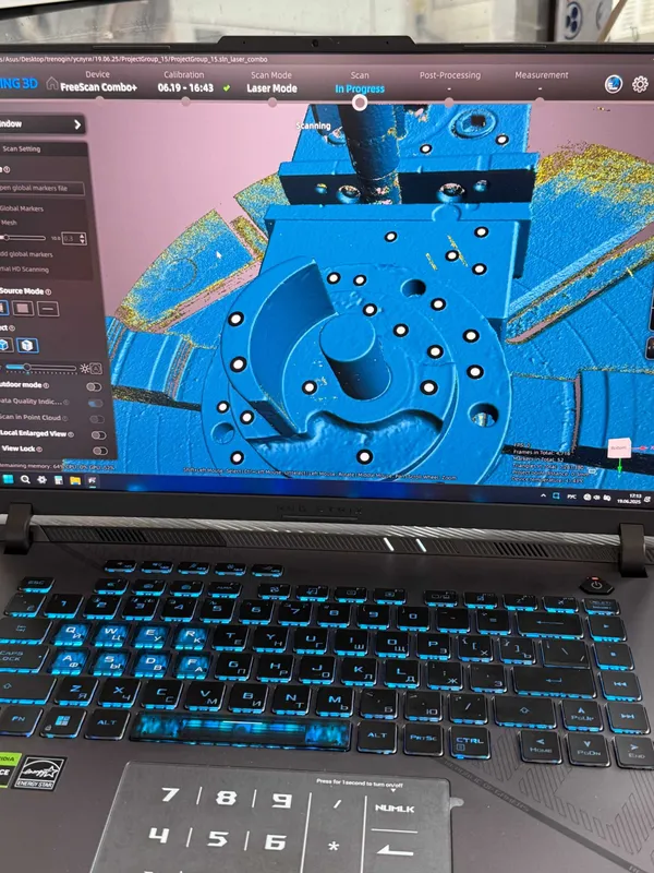 Профессиональное 3D-сканирование, чертеж, CAD, локализация, 3D-модель. — фото 3