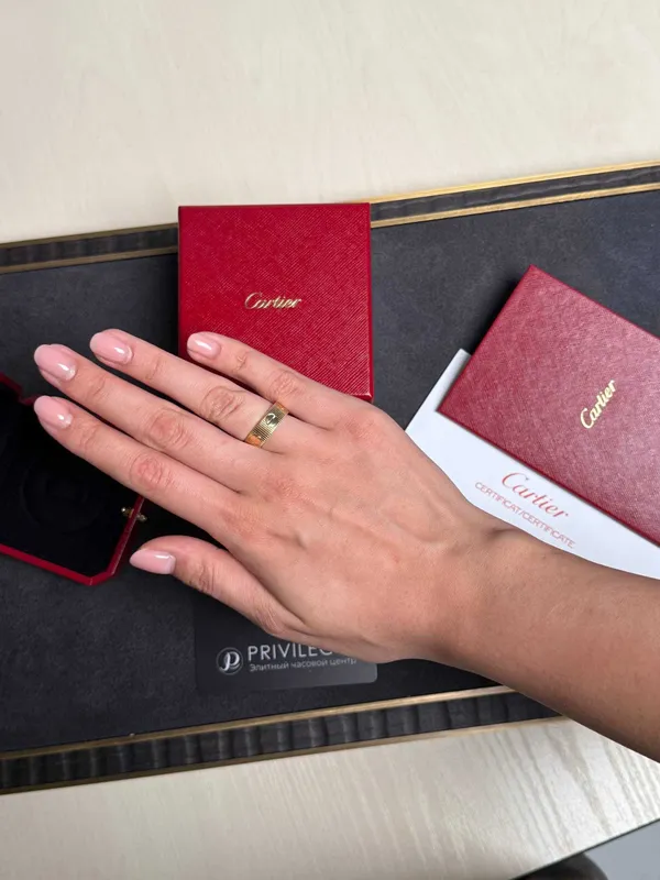 NEW Кольцо Cartier Love Unlimited y/g 3 NEW Кольцо Cartier Love Unlimited y/g 3