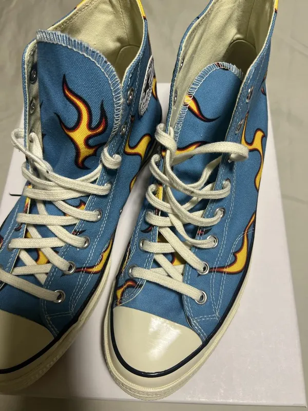 Convers x Golf Le Fleur CT 70 HI US 10 канвас ( текстл) расцвет.пламя 7 Convers x Golf Le Fleur CT 70 HI US 10 канвас ( текстл) расцвет.пламя 7