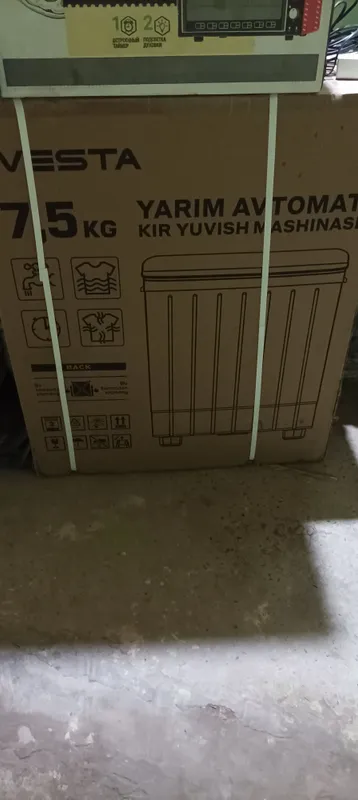 Kir moshina hali ishlatilmagan ochilmagan ham