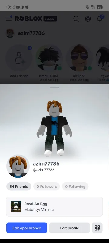 Аккаунт Roblox 1 Аккаунт Roblox 1