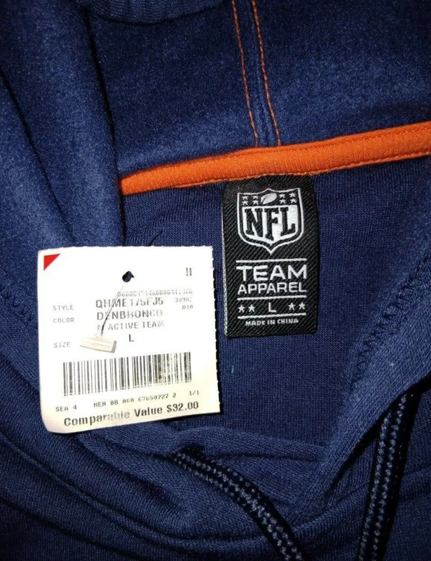 Из Америки, толстовка с капюшоном, бренда Denver Broncos — фото 3