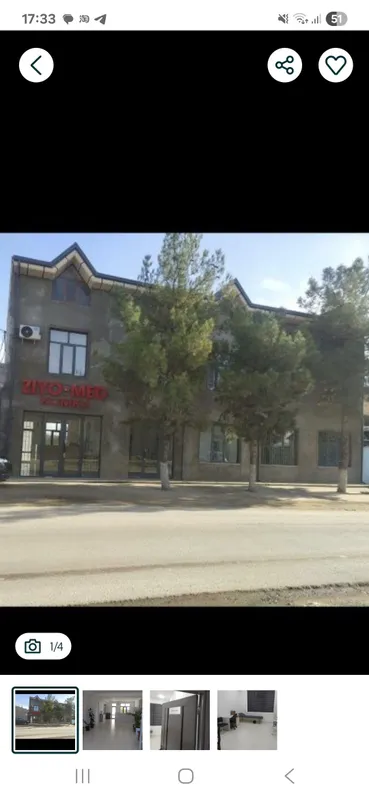 Chasniy klinika arendaga beriladi