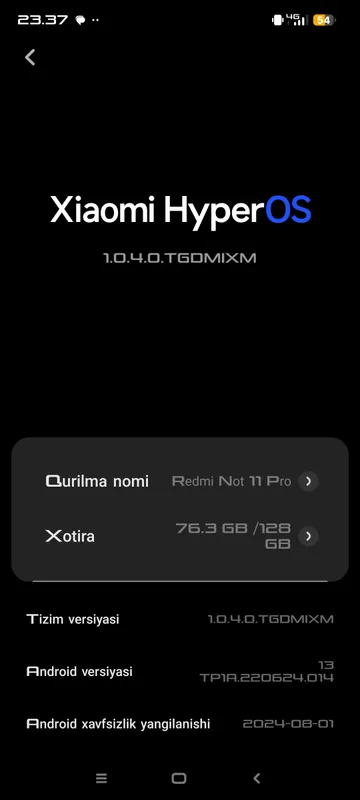 Redmi Note 11 Pro, оперативная память 8+8 ГБ, память 128 ГБ 4 Redmi Note 11 Pro, оперативная память 8+8 ГБ, память 128 ГБ 4