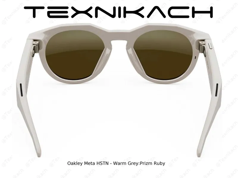 Новый Oakley Meta HSTN - Warm Grey/Prizm Ruby Доставка — фото 2