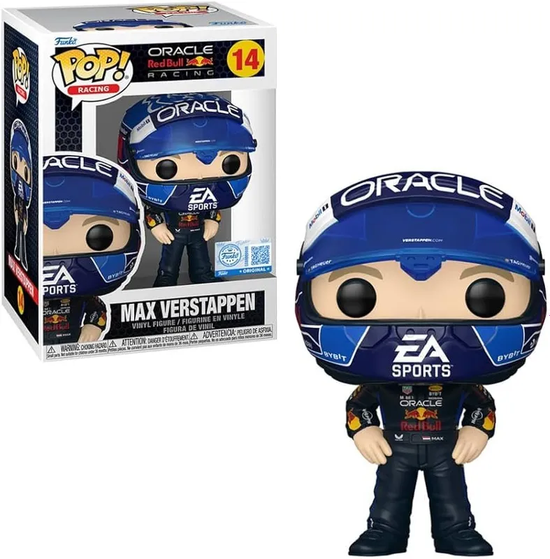 Funko pop Max Verstappen F1 Red Bull Racing Oracle