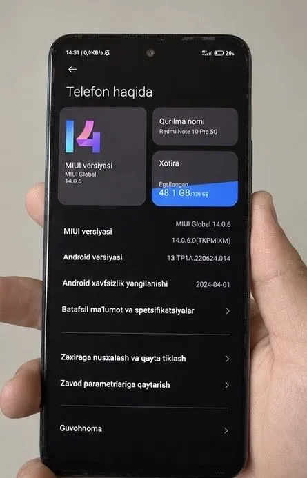 Redmi note 10 pro 5G (POCO X3 GT) 3