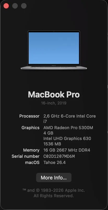 Macbook Pro 16 2019 i7 16/512 gb — фото 4