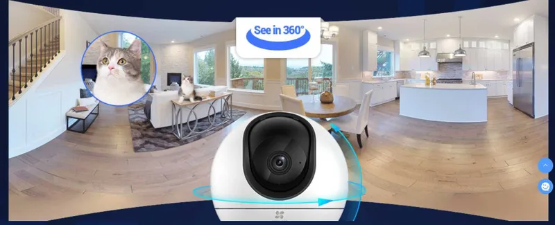 EZVIZ H6 (3K 5MP) Kamera | Wi Fi Kamera | Видеокамера |Видеонаблюдения — фото 2