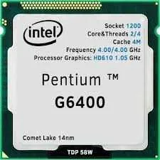 Sotiladi: Intel Pentium Gold G6400 protsessori.