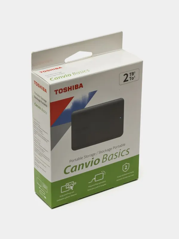 Внешний HDD Toshiba 1 TB жёсткий диск для хранения данных — фото 1