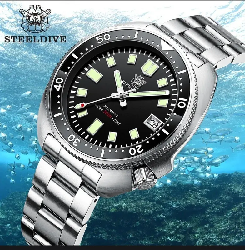 Часы механические " Steeldive" — фото 1