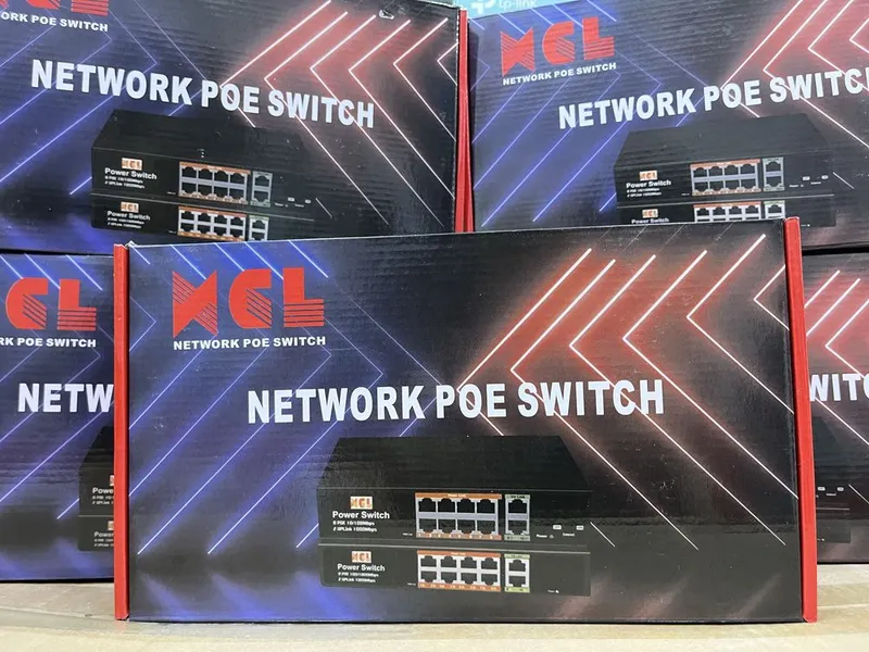Poe Switch гигабитный 8+2+ SFP