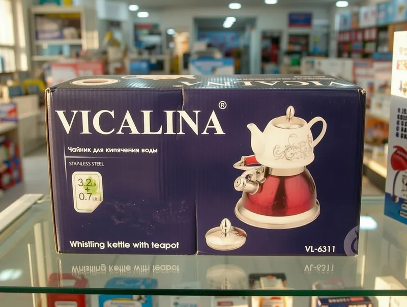 Чайник со свистком VICALINA 2в1