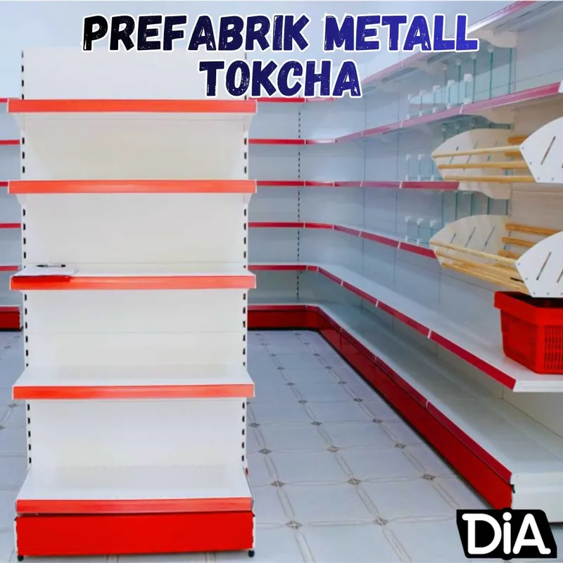Стеллаж металлический торговый, polkalar savdo tokcha 1 Стеллаж металлический торговый, polkalar savdo tokcha 1